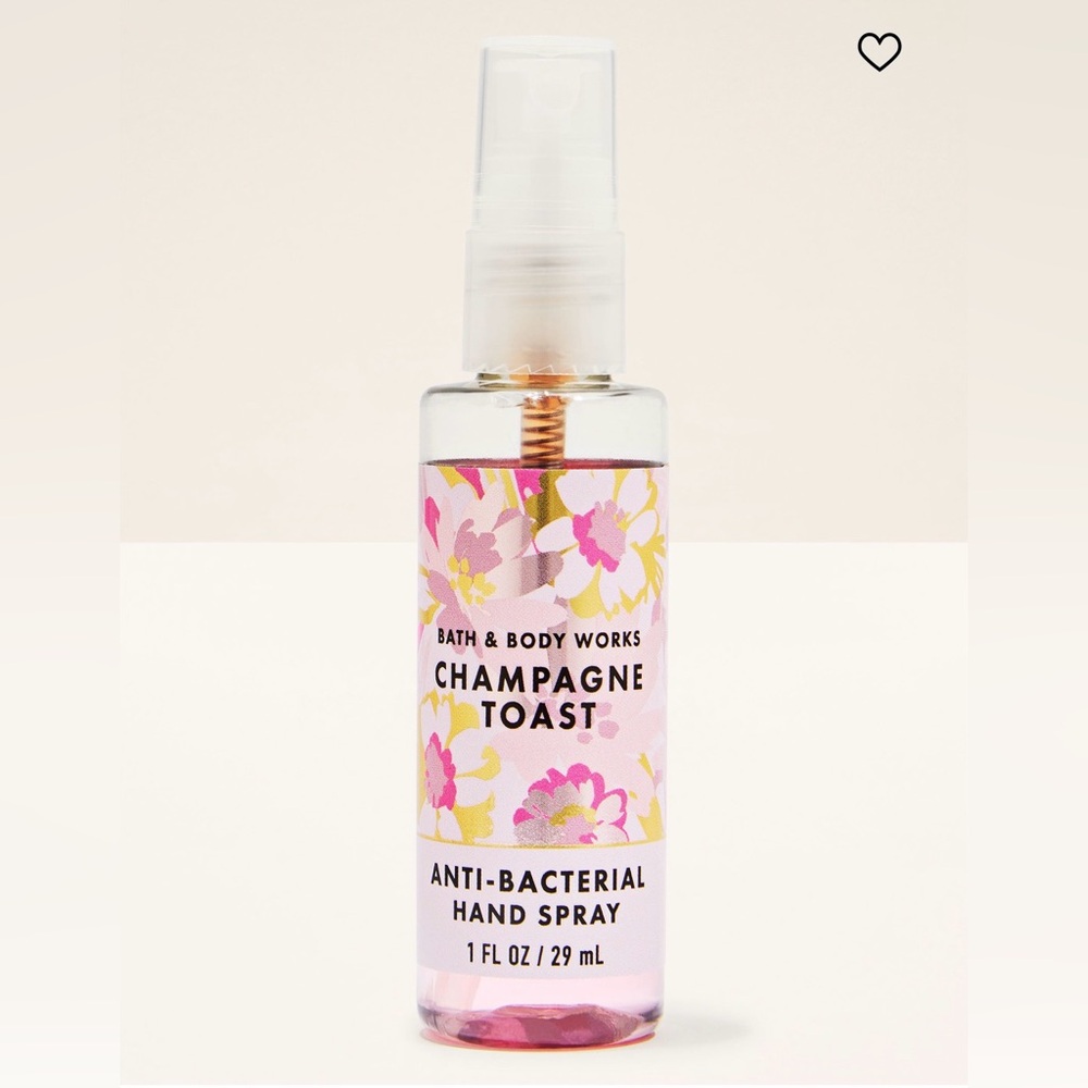 Bath & Body Works Bubbly Champagne Hand Sanitizer Spray Set of 3pc. - Picture 3 of 3